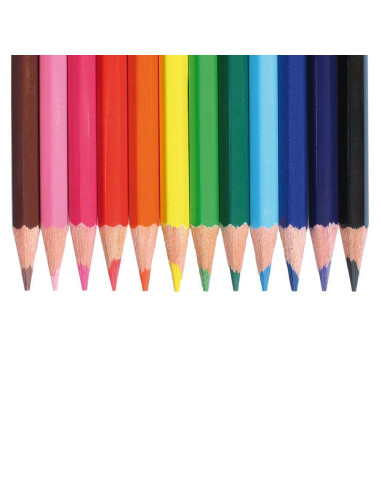 Topwrite - Pencil crayons 12 colours