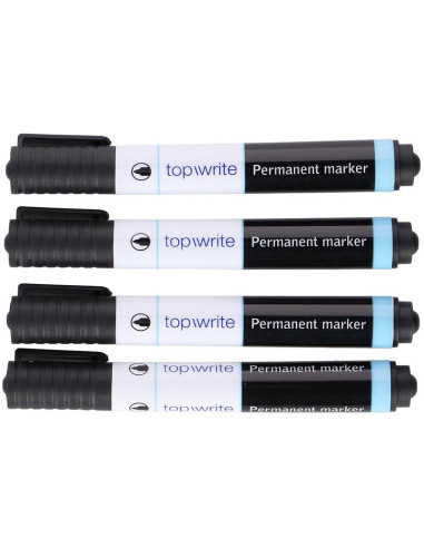 Topwrite - Permanent marker 4 pcs....