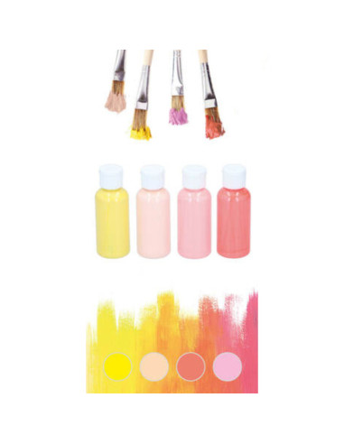Artico - Set of acrylic pastel paints...