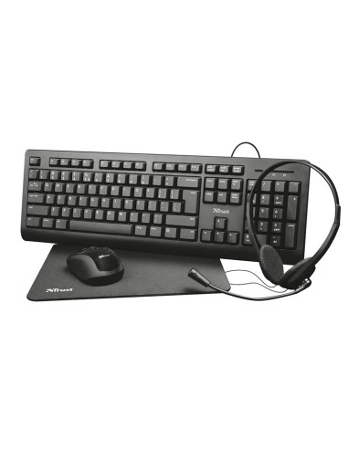 Trust Primo 4-in-1 - Set of keyboard,...