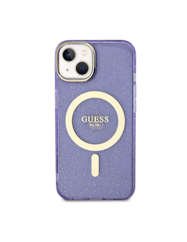 Guess Glitter Gold MagSafe - Casse...