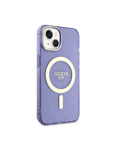 Guess Glitter Gold MagSafe - Casse...