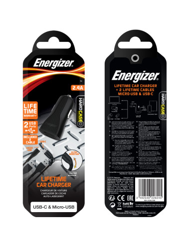Energizer HardCase - Car charger 2x...