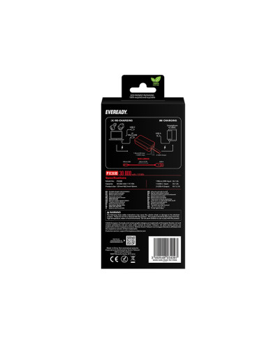 Eveready PX30B - Powerbank 30000 mAh...