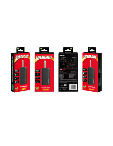 Eveready PX30B - Powerbank 30000 mAh...