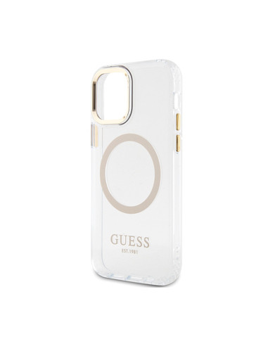 Guess Metal Outline MagSafe - Case...