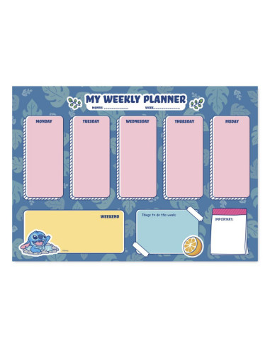 Disney Stitch - Agenda settimanale 54...