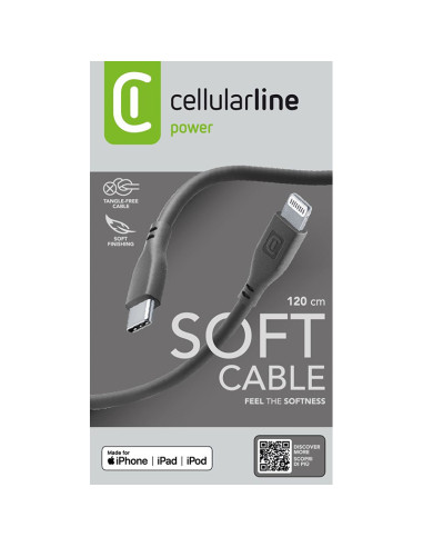 Cellularline Soft Cable - USB-C to...
