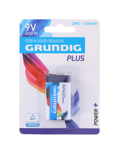 Grundig - Zinc battery 6F22 9V 325mAh