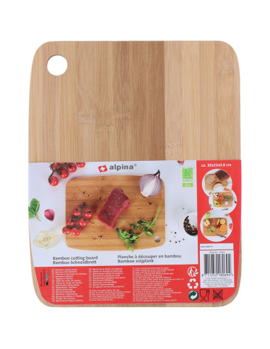 Alpina - Cutting board in bamboo wood...
