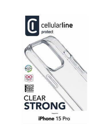 Cellularline Clear Strong - iPhone 15...