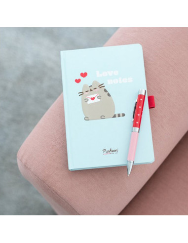 Pusheen - Quaderno + penna torcia...