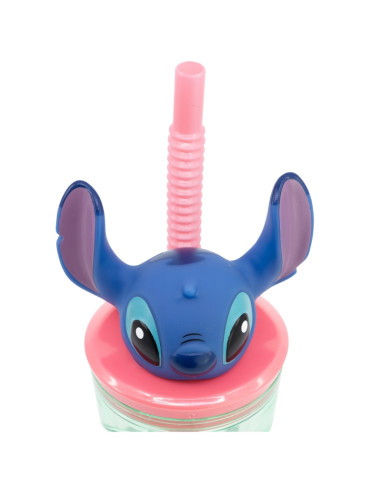 Disney Stitch - Tazza con cannuccia e...