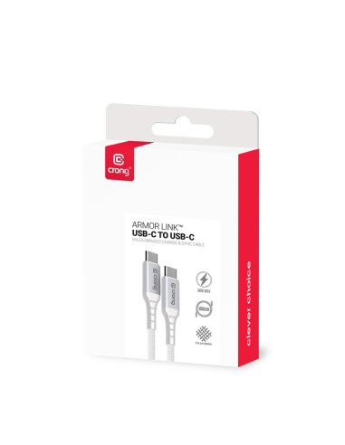 Crong Armor Link - Cavo USB-C a USB-C...