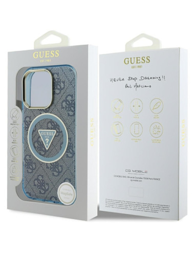 Guess IML Metal Glitter 4G Circle...