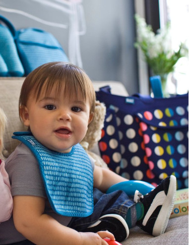 BUILT Mess Mate Set of 2 baby bib...