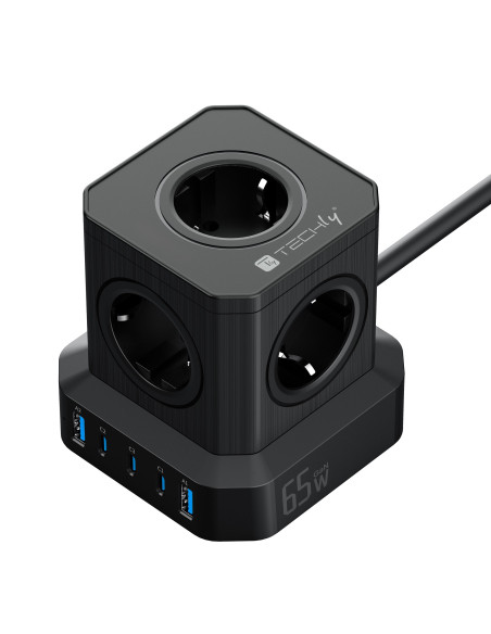 Multipresa da Tavolo USB Cube 5p 2xUSB-A 3xUSB-C&trade