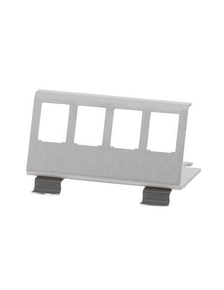 Adattatore per Modulo Keystone 4xRJ45 per Guida DIN