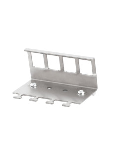 Adattatore per Modulo Keystone 4xRJ45 per Guida DIN 2