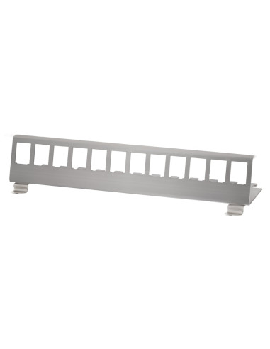 Adattatore per Modulo Keystone 12xRJ45 per Guida DIN