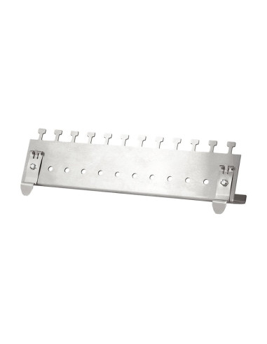 Adattatore per Modulo Keystone 12xRJ45 per Guida DIN