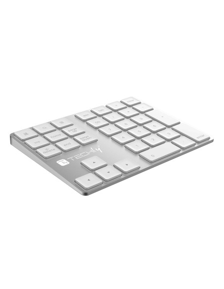 Tastierino Numerico BT V3.0 Wireless 34 Tasti Argento