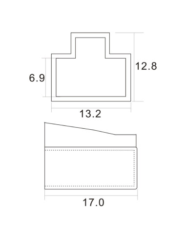 Tappo Parapolvere per RJ45 Nero 10pz