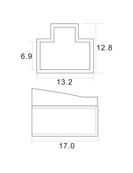 Tappo Parapolvere per RJ45 Nero 10pz