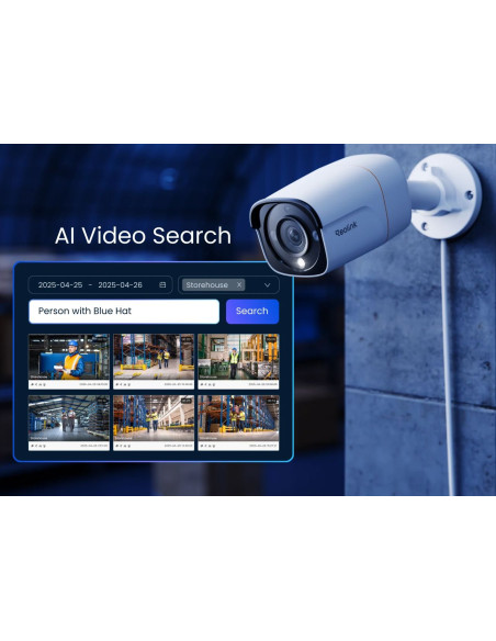Camera PoE 12MP Bullet PRO RP-PCB12M 12MP con Visione Notturna a Colori