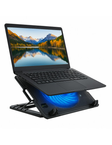 Supporto per notebook fino a 17.3'' con sistema di raffreddamento
