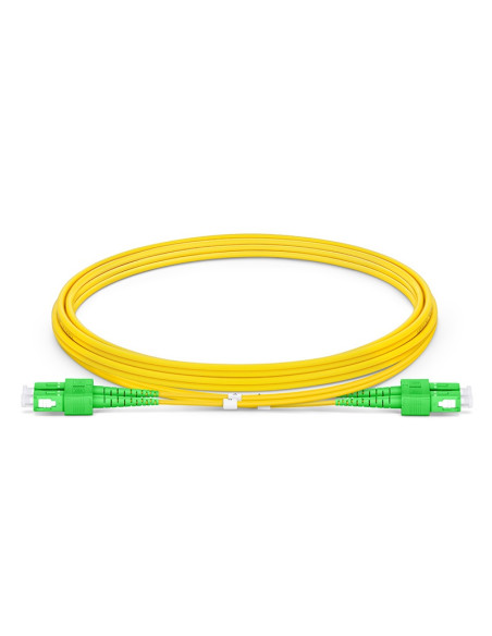 Cavo Fibra Ottica Monomodale OS2 SC/APC Duplex a SC/APC Duplex 9/125 G657.A2 10m