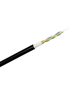 Cavo Cat. 6 Rigido U/UTP PE 500m in Matassa Nero 2
