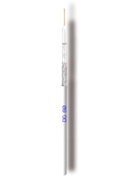 Cavo Coassiale RG59 4K-UHD per Ricezione Satellite e Digitale in Matassa 150 m