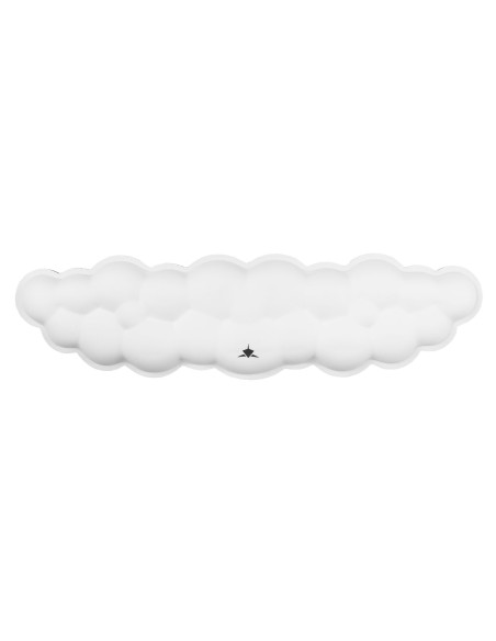 Cuscinetto Poggiapolsi in Memory Foam Nuvola da Tastiera Cumulus Bianco