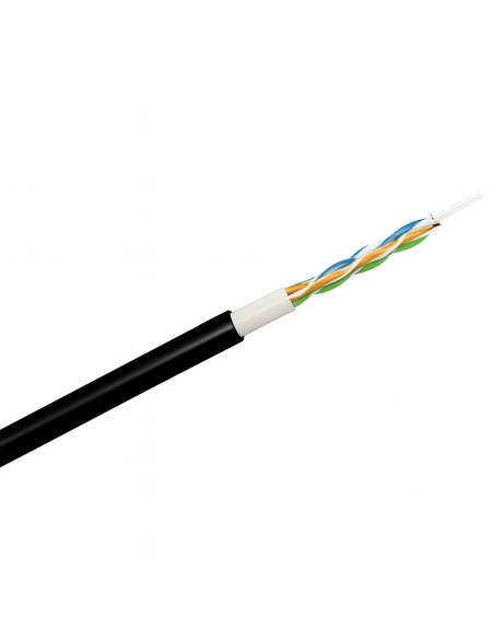 Cavo Cat. 6 Rigido U/UTP PE 500m in Matassa Nero