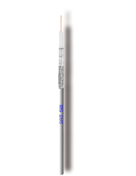 Cavo Coassiale RG59 per Ricezione Satellite e Digitale in Matassa 150 m