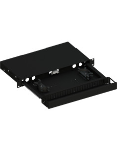 Cassetto Ottico 19'' Scorrevole con Piastra Frontale per 24 Bussole SC Duplex 2