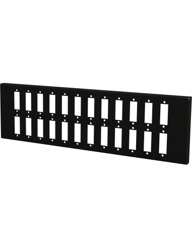 Piastra Adattatrice per 24 Adattatori a Bussola SC Duplex o 24 LC-Quad