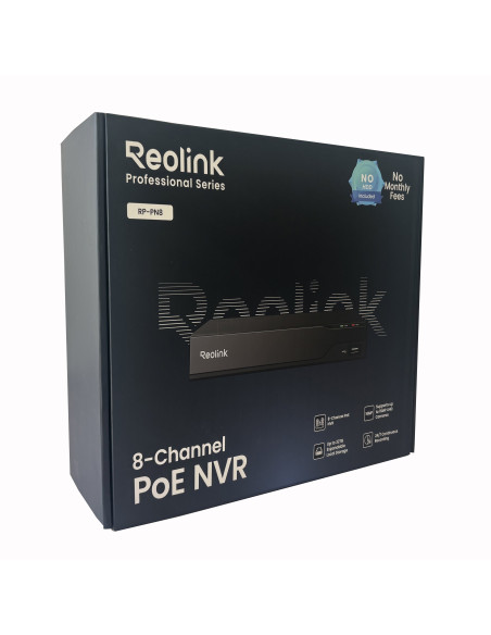 Videoregistratore NVR 8CH 16 MP Fino a 32 TB con HDMI e VGA