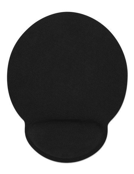 Tappetino con Cuscinetto Poggiapolso in Gel Nero