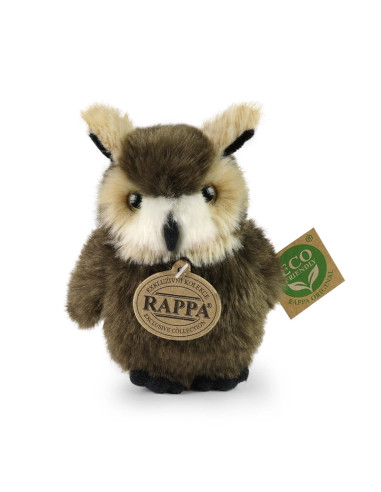 Rappa - Plush Realistic Toy Owl 13 cm...