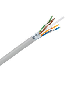 Cavo Cat. 6A Rigido F/UTP LSZH in Matassa 200 m Grigio 2
