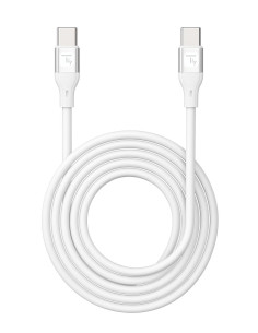 Cavo USB-C&trade Maschio/Maschio USB 2.0 in Silicone 1m Bianco 2