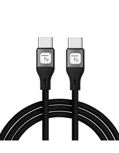 Cavo USB-C&trade Maschio/Maschio USB 2.0 in Silicone 1m Nero