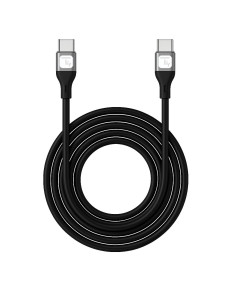 Cavo USB-C&trade Maschio/Maschio USB 2.0 in Silicone 1m Nero 2