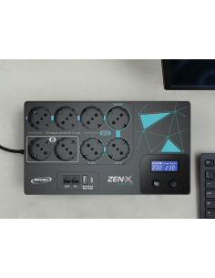 Gruppo di Continuit&agrave UPS 600VA Line Interactive con AVR 2