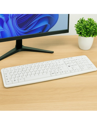 Tastiera USB 105 Tasti Bianco