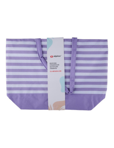 Alpina - Striped Beach Bag 49.3x16x34...