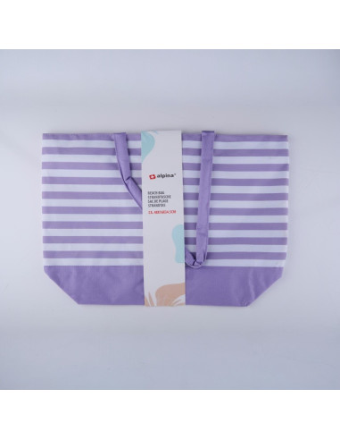 Alpina - Striped Beach Bag 49.3x16x34...