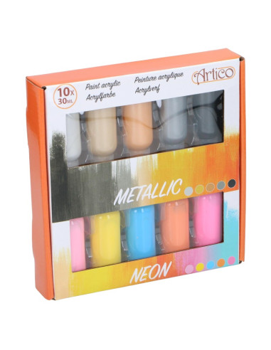 Artico - Set of neon / metallic...